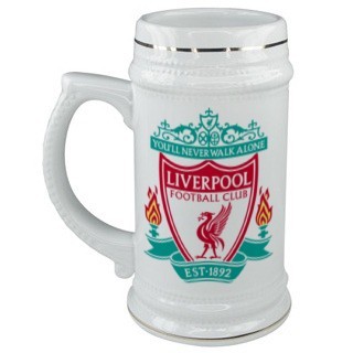 Керамическая кружка для пива с логотипом Ливерпуль