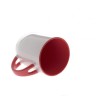 Красная кружка с ложкой с логотипом Динамо Москва